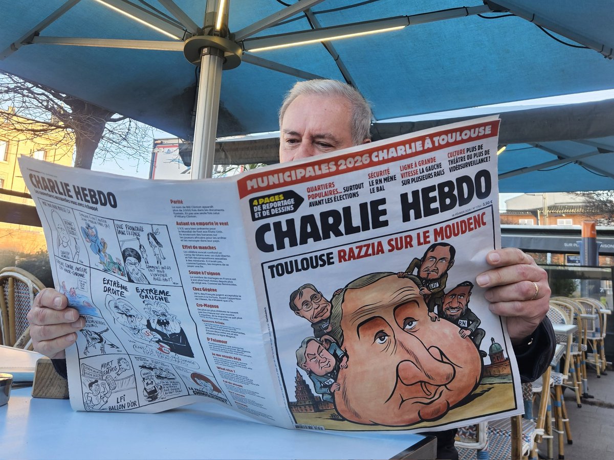 Pas mon meilleur profil. 😉
Mais quand <a href="/Charlie_Hebdo_/">Charlie Hebdo</a> s'intéresse aux municipales à Toulouse (à la Charlie évidemment…), on prend le temps de le lire !