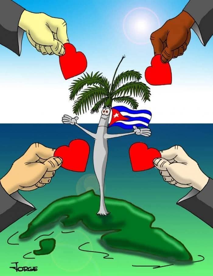 "...Nadie se va a morir, la vida toda
es un breve segundo de su sueño.
Nadie se va a morir, la vida toda
es nuestro talismán, es nuestro manto.
Nadie se va a morir, menos ahora
que el canto de la Patria es nuestro canto."

#CubaEstáFirme #CubaVencerá