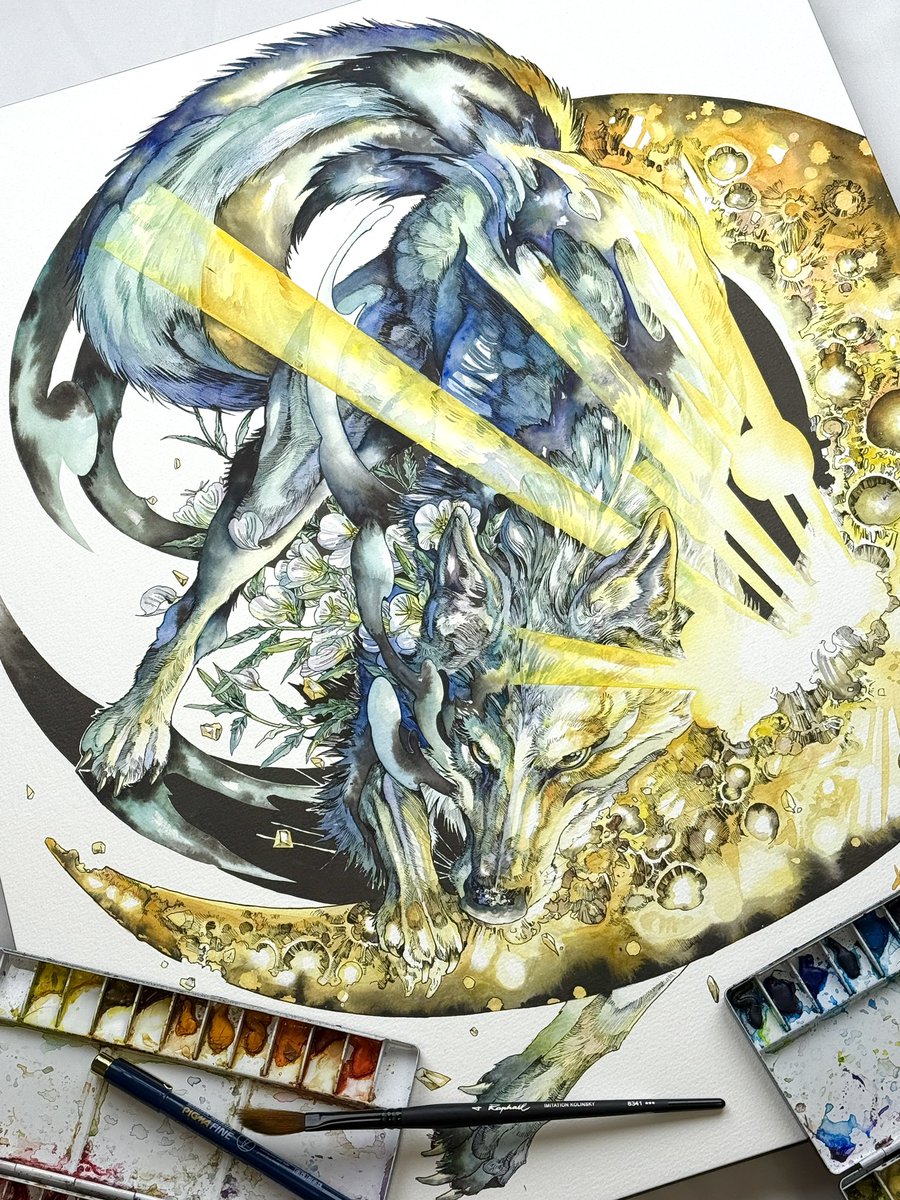 「#私はこういう絵を描いています 最近は動物と植物にこだわらなくなって来ました」|Keso Artのイラスト