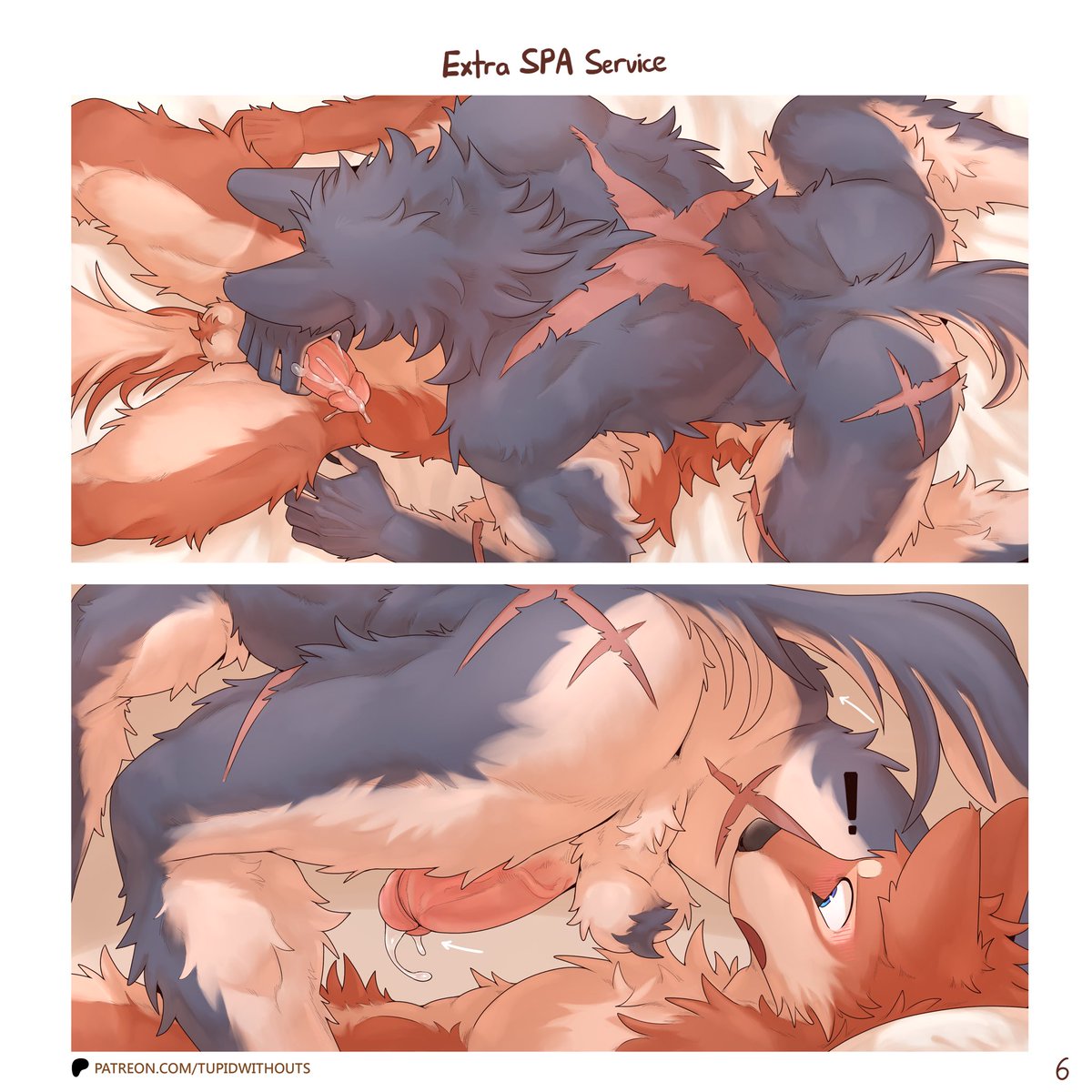 TupidwithoutS's tweet photo. ‘Extra SPA Service’ page 5-6 full piece https://t.co/KzMqhe5Xzh