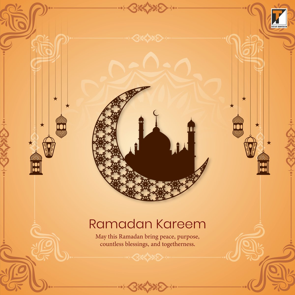 TitanBiotech's tweet photo. Ramadan Kareem
Titan Biotech Ltd extends warm wishes to partners and colleagues. May this holy month bring reflection, gratitude, peace, and continued progress to you and your loved ones.

#RamadanKareem #Ramadan2026 #TitanBiotech #RamadanWishes #Togetherness https://t.co/Ay9ymfX41y