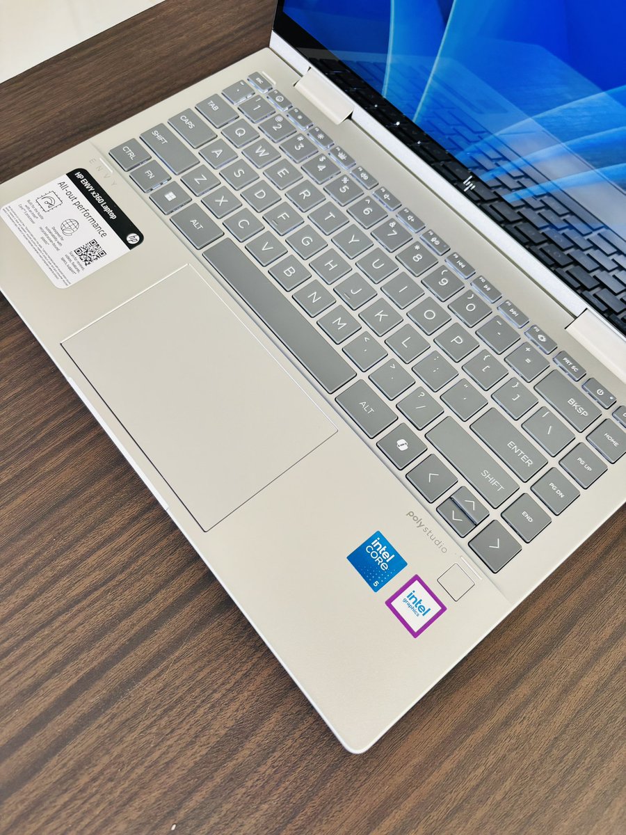 HP ENVY 2-in-1 x360 CONVERTIBLE  TOUCHSCREEN CORE 5 14TH GEN

Condition : Slightly Used Clean Laptop
Intel ®️ Core™️ 5 120U Processor ( 14th Gen Intel Processor)
512GB PCIe Gen 4 SSD Nvme
8GB RAM DDR4
Intel Graphics 
Keyboard Backlit
Window 11 
Fingerprint Sensor 
14.0 FHD LED