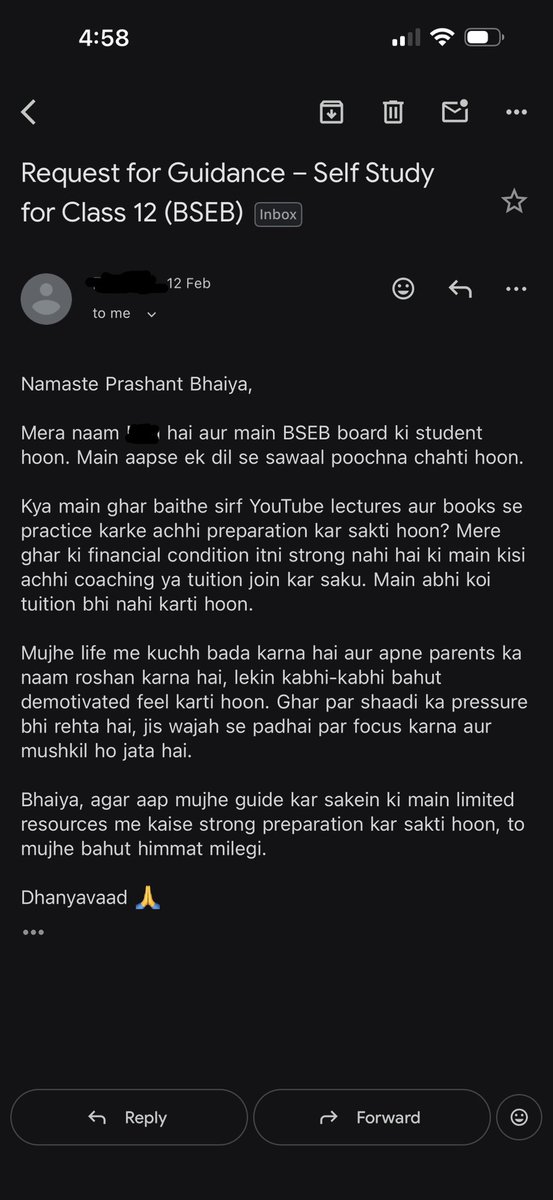 Prashantkirad09's tweet photo. Every time CBSE results shake the nation, the same people come out -
Not to help. Not to support.
But to perform their own intelligence on the graves of student anxiety.
"The paper was easy."
"My generation would have aced it."
"Online education is ruining students."
Let me show you what we actually receive in our DMs:
"Sir I went completely blank. I studied for months. I don't know what happened."
"I feel like I've disappointed my entire family."
"I don't want to go home and face them."
These are not lazy students.
These are children -carrying the weight of a family's entire hope -in a 3-hour paper.
And online educators who stayed up till 4AM making last-minute revision videos?
They weren't chasing views.
They were trying to make ONE scared student feel less alone.
Because here's the truth nobody wants to say:
Not every student in this country has access to the best schools.
Not every family can afford coaching.
Not every child has a parent who can help them with their homework.
Online education doesn't create weak students.
It reaches the ones the system already left behind.
So criticize the education system if you want.
Criticize the paper design if you must.
But do NOT blame the student who gave everything they had.
And do NOT mock the educator who refused to abandon them at the finish line.
This nation will be built by those students.
The least we can do is stand with them.
Share this if you believe in them. 🙏🇮🇳