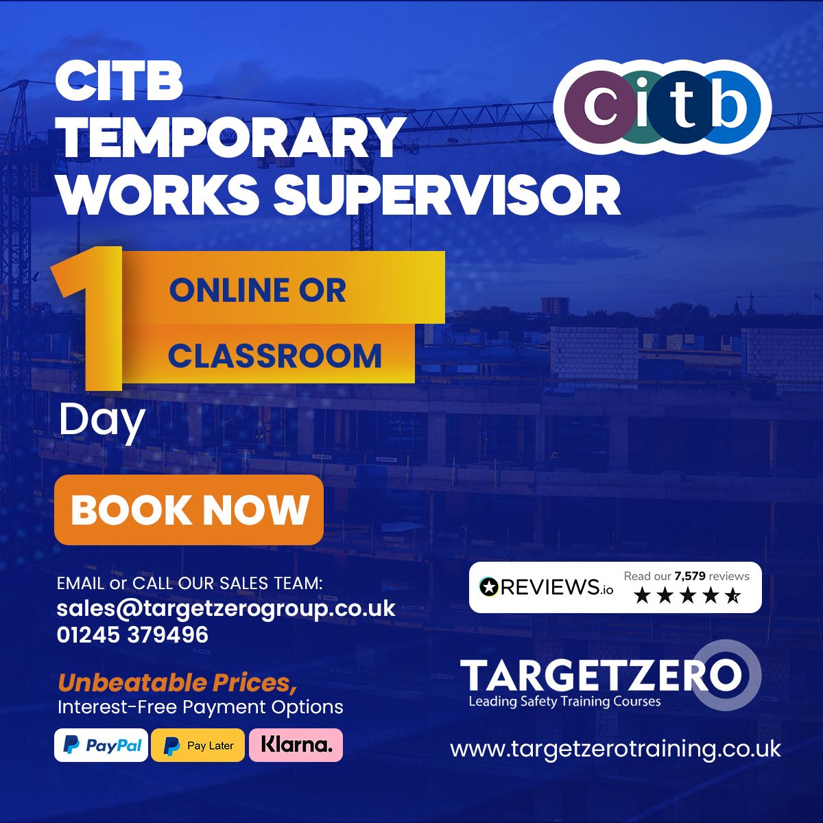 TargetZero_Grp's tweet photo. Temporary Works are one of the highest risk activities in construction. Proper training is not optional. It is essential.

Book now and secure your place
https://t.co/Z5T7gU4fvX

Call us on 01245 379496
Email sales@targetzerogroup.co.uk https://t.co/WuekEkRirY