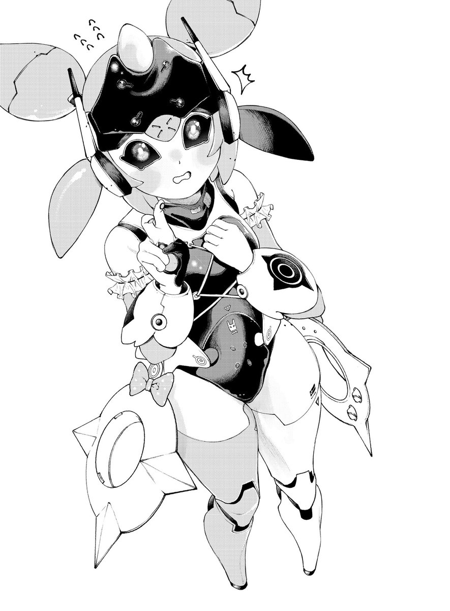 頑張って描いたけどほとんど隠れてしまったアリアちゃん見て…。 