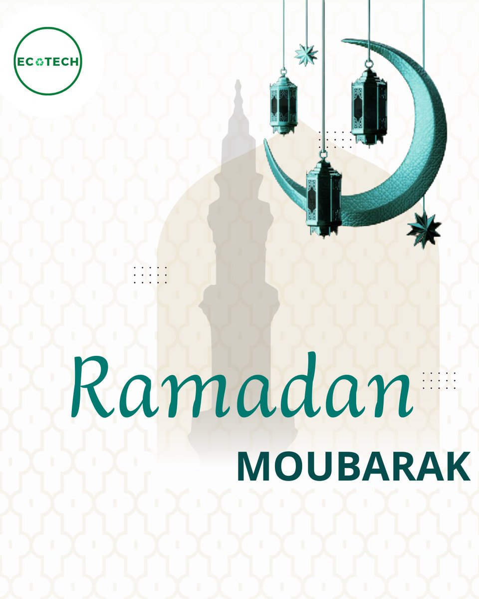 ecotechdj's tweet photo. L'équipe d'EcoTech vous souhaite un Ramadan Moubarak ! Que ce mois sacré vous apporte paix, sérénité et réussite dans tous vos projets. 🌙✨🌱 https://t.co/gWI32Zuyju