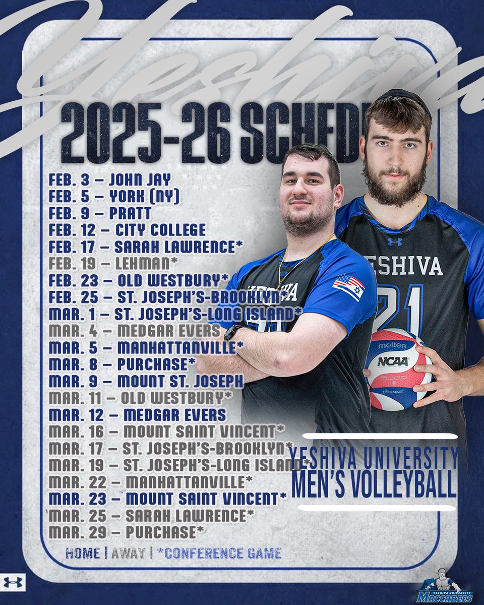 YUathletics's tweet photo. SPRING SCHEDULE RELEASE 🚨

#BackTheMacs https://t.co/xKpO3Ku6wu
