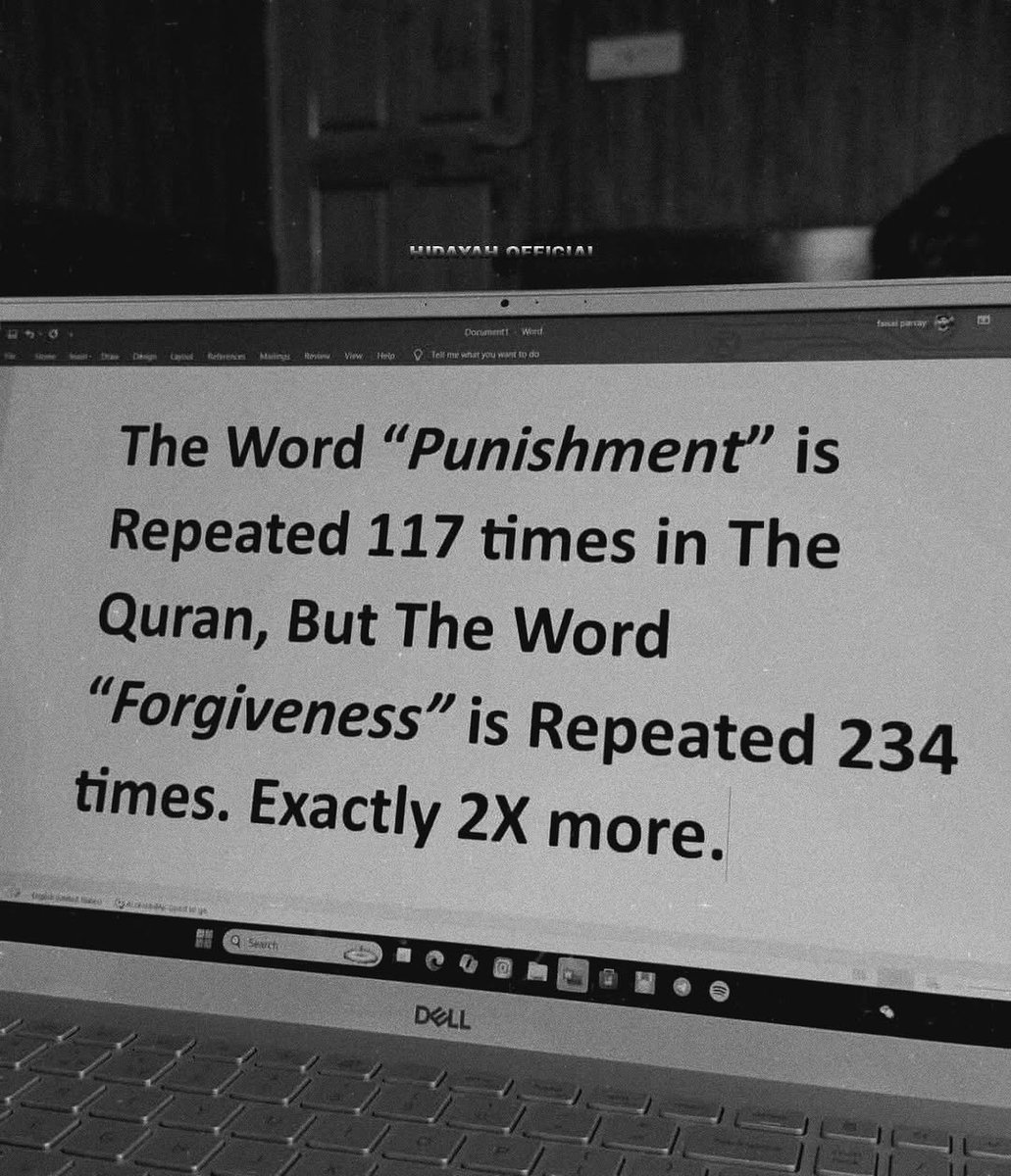 Allah's Mercy is greater than His Wrath...