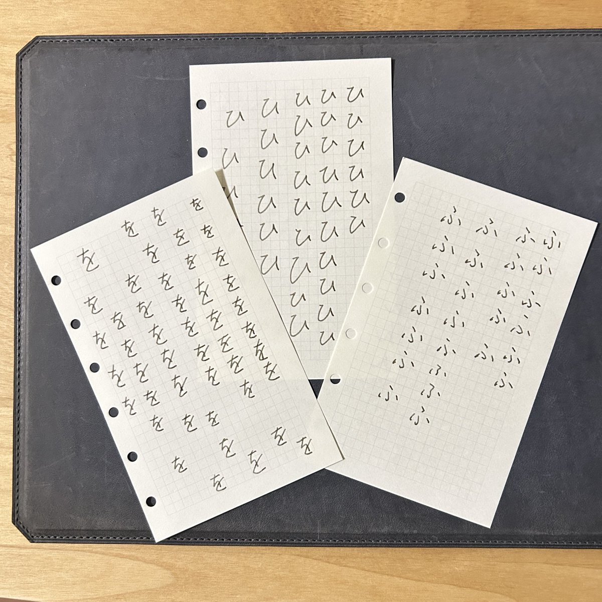 汽車ってすぐわかって情景が目に浮かびます

お題ありがとうございます
#空想書写 

そして狂気のひらがな練習
「ふ」はまだまだ観察が足りないもよう