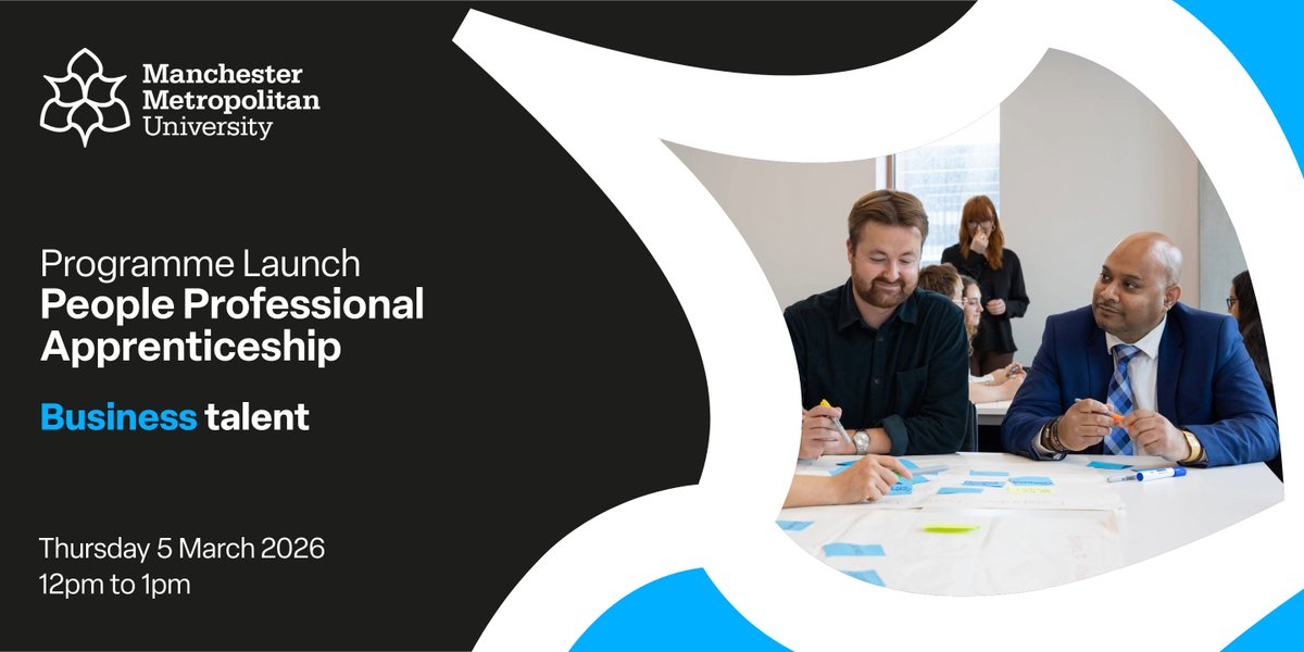 Degree Apprenticeships at Manchester Met tweet media