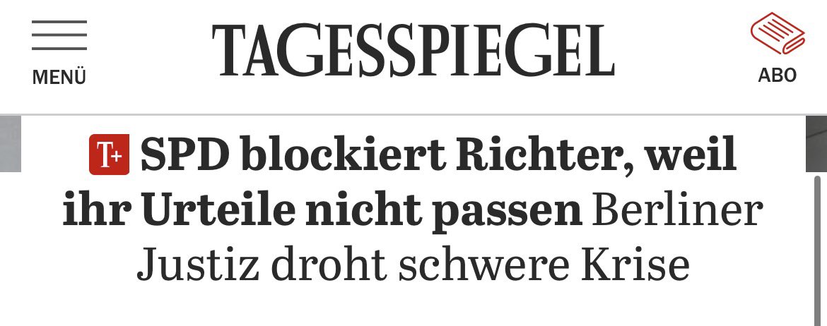 Wer an einer politischen Justiz mitwirkt, arbeitet gegen Demokratie und Rechtsstaat. Und ja: Damit meine ich ausdrücklich die SPD. Mit solchen Sozialdemokraten ist kein liberaler Staat zu machen. WK