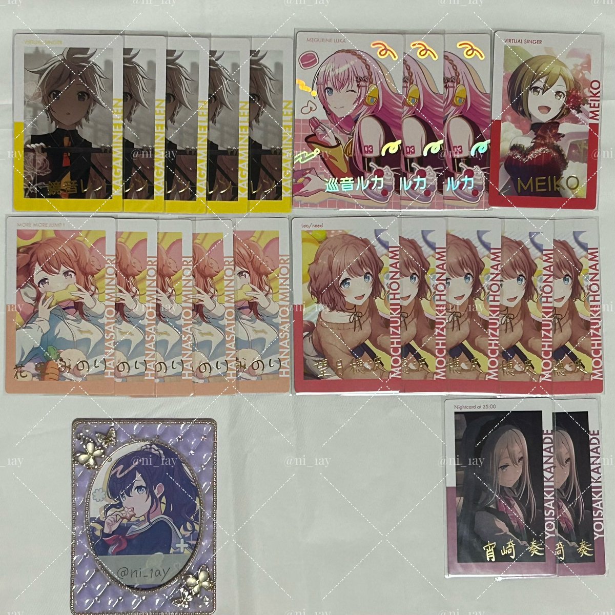 譲渡】プロセカ エピカ 箔押し 譲｜レン ルカ MEIKO ♡穂波 ♡みのり