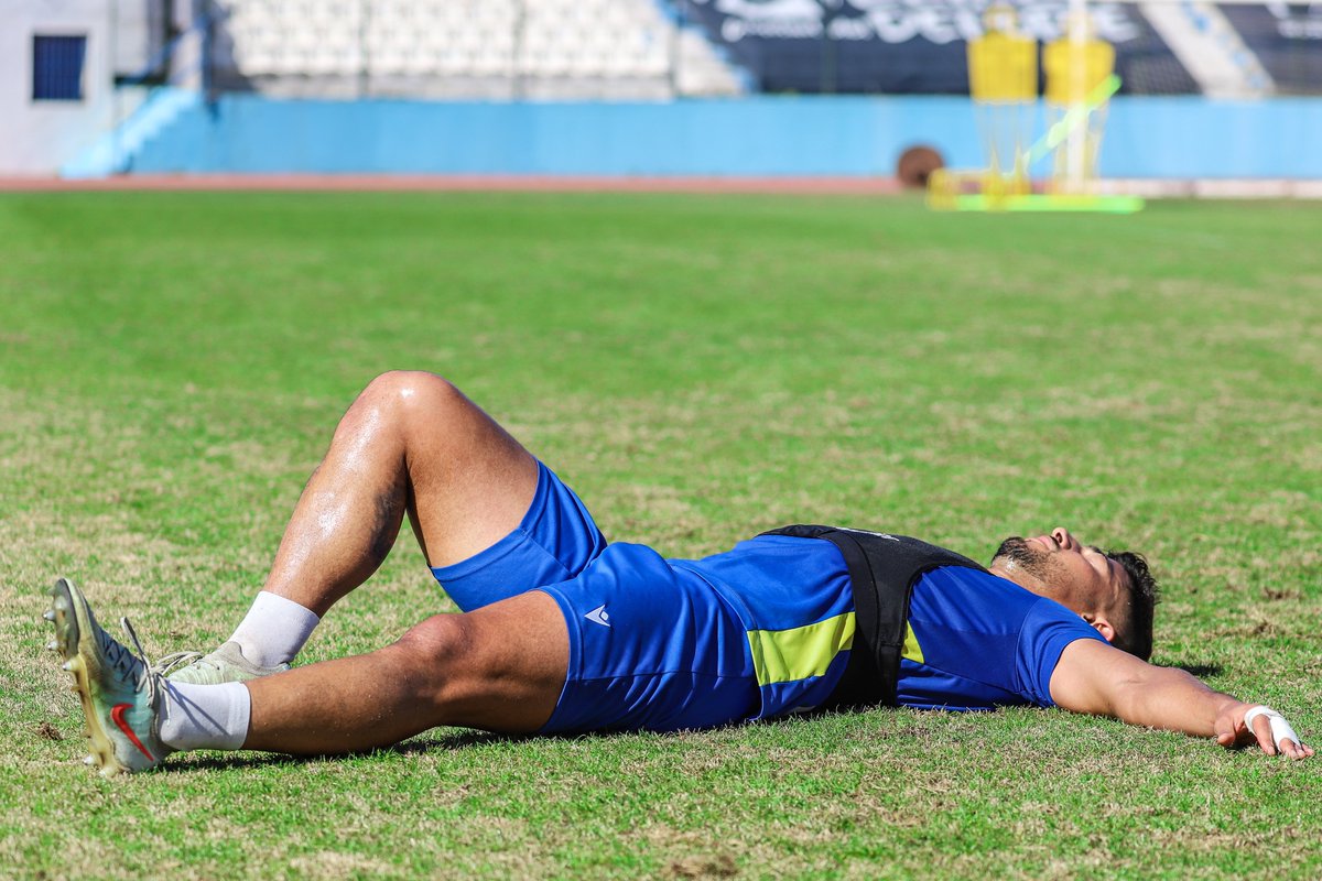 Lo estamos dando todo en cada entreno para conseguir la victoria el domingo. 💪🏻💙