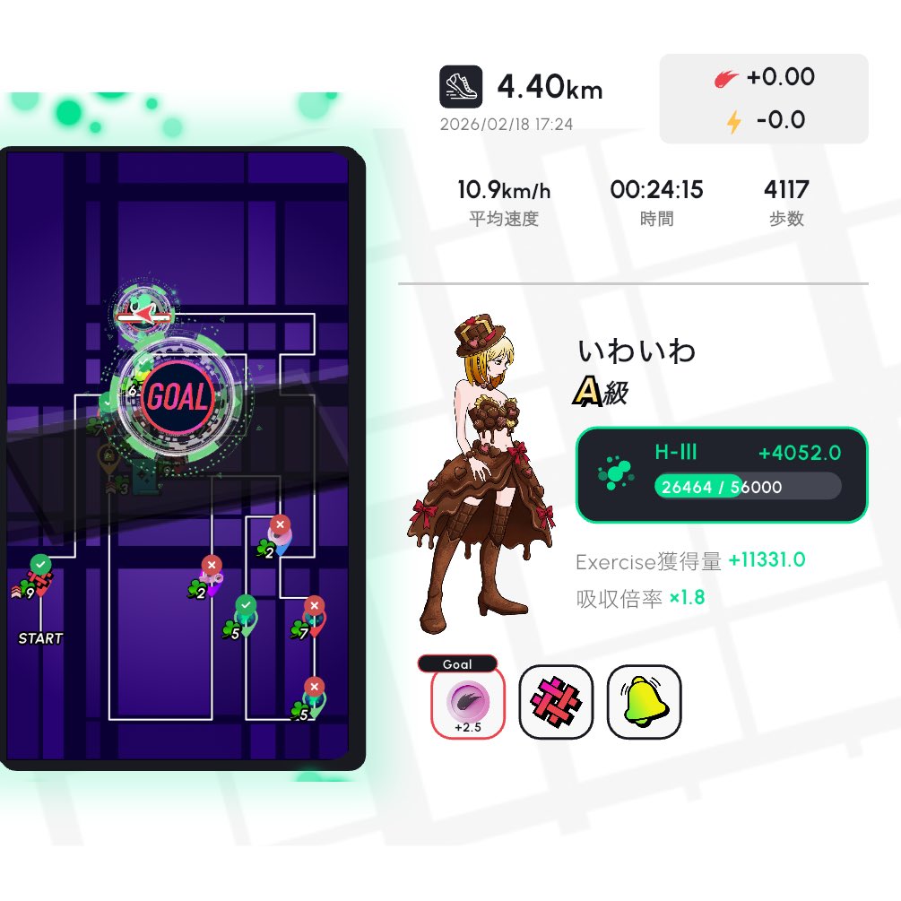 夕方ラン☀️ヘルスリー

イベントマップでチョコすら拾えなかったり。
内容はよくないですね。

#HEAL3 #ヘルスリー