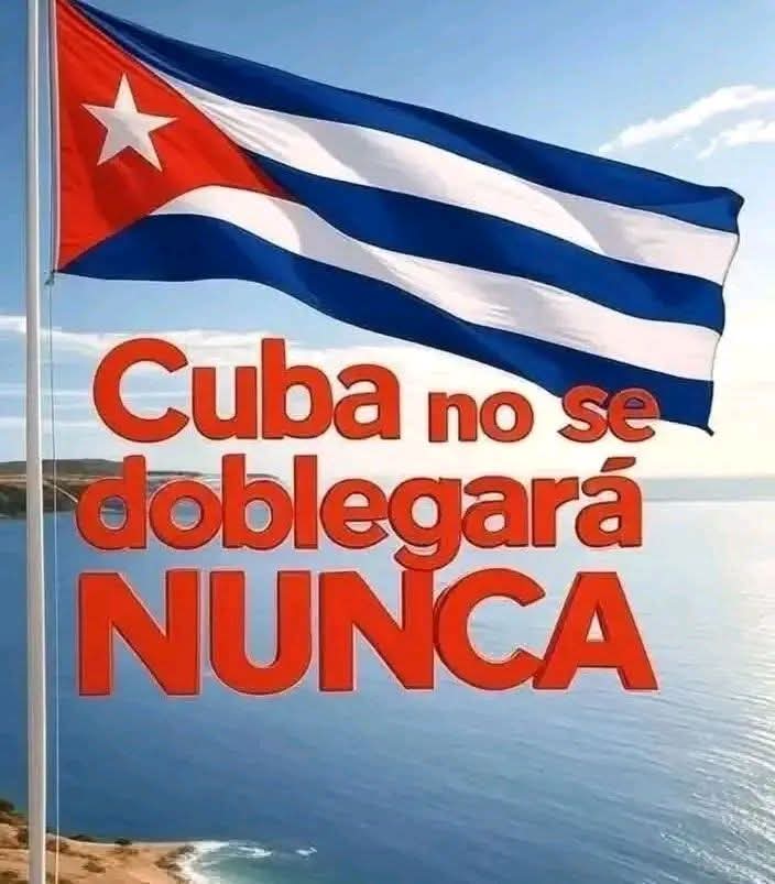🇨🇺
"YO sé que cuando un pueblo está unido como este y tiene fe y tiene hombres que no lo van a traicionar, es un pueblo invencible; y que a la Revolución nada ni nadie podrá vencerla."
#UnidosXCuba