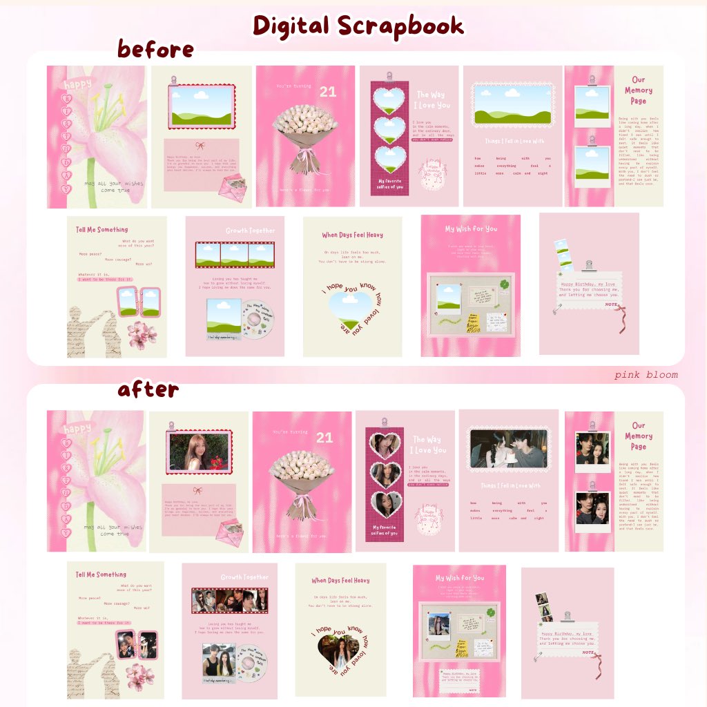 You love your girl so much, don’t you? 
So give her something she’ll keep forever.

Make her birthday extra special with something personal, sweet, and full of memories 
Because she deserves more than just a simple gift 💌🌷

Template: lynk.id/pinkbloom