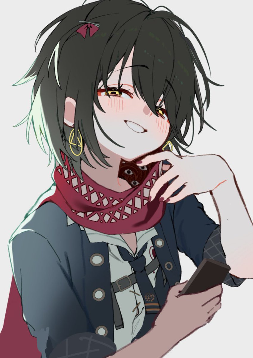 ⚠️微ホラー
 #まっしろキャンバス

　「見てみて！僕のオトモダチ！」