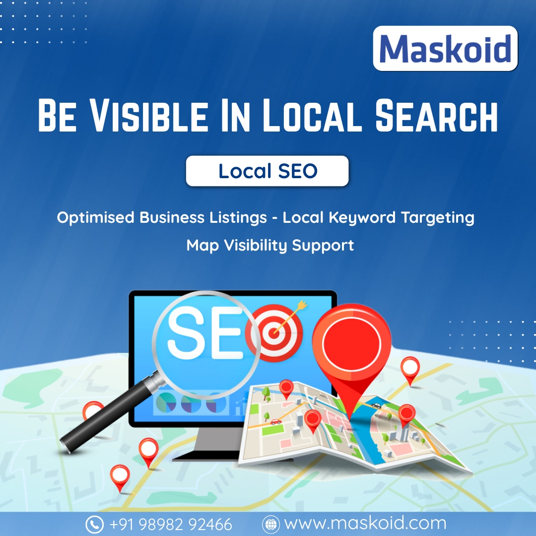 TMaskoid's tweet photo. Local SEO services to help nearby customers find your business when they search.#LocalSEO #GoogleBusiness #Maskoid #LocalSearch #SEOForBusiness #MapsSEO https://t.co/E986BlYKul