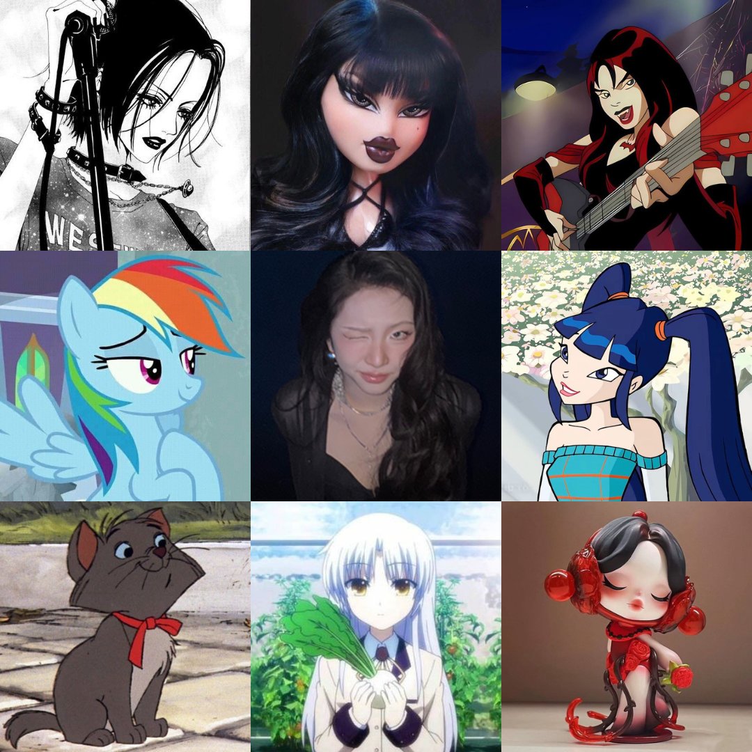 my jiwoo variants 🖤