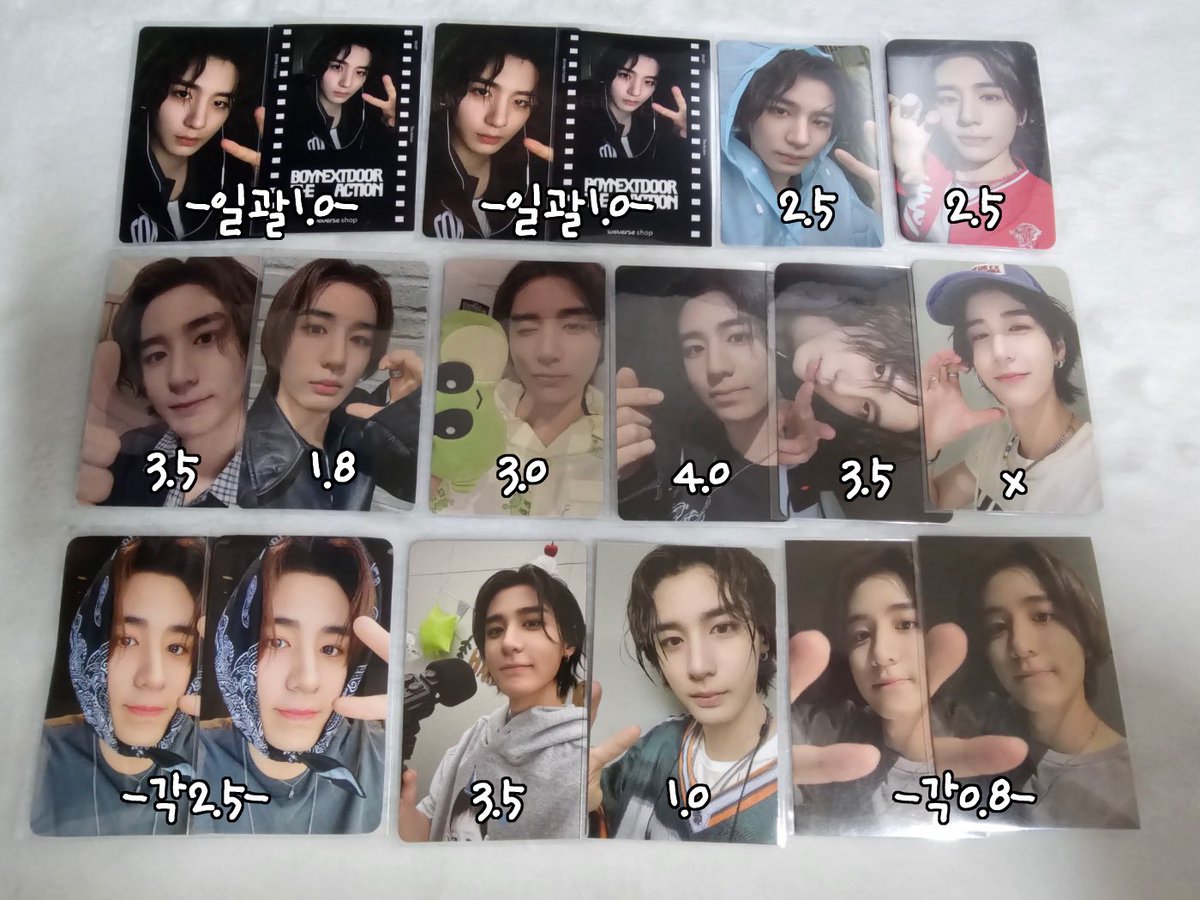 ยังไม่ดีล 🇰🇷‼️ไม่พร้อมส่ง leehan อีฮัน

🚪สอบถามราคา dm คับ
❣️ซื้อ 1.0 ขึ้นไป

📦ค่าส่งในไทย reg 30,ems 45 (พื้นที่พิเศษ+20)

#ตลาดนัดboynextdoor #ตลาดนัดเด็กข้างบ้าน