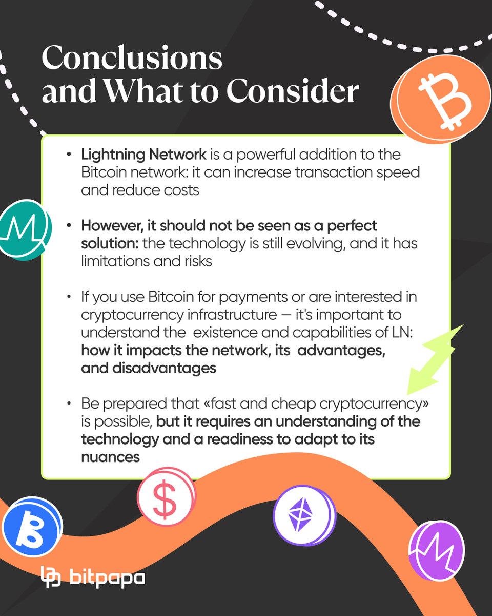 Bitcoin's blockchain has existed for over 15 years. During this time, with the growth in the number of users and the coin's popularity, the load on the network has increased significantly.
The Lightning Network handles this task, simplifying the operation of the main BTC network