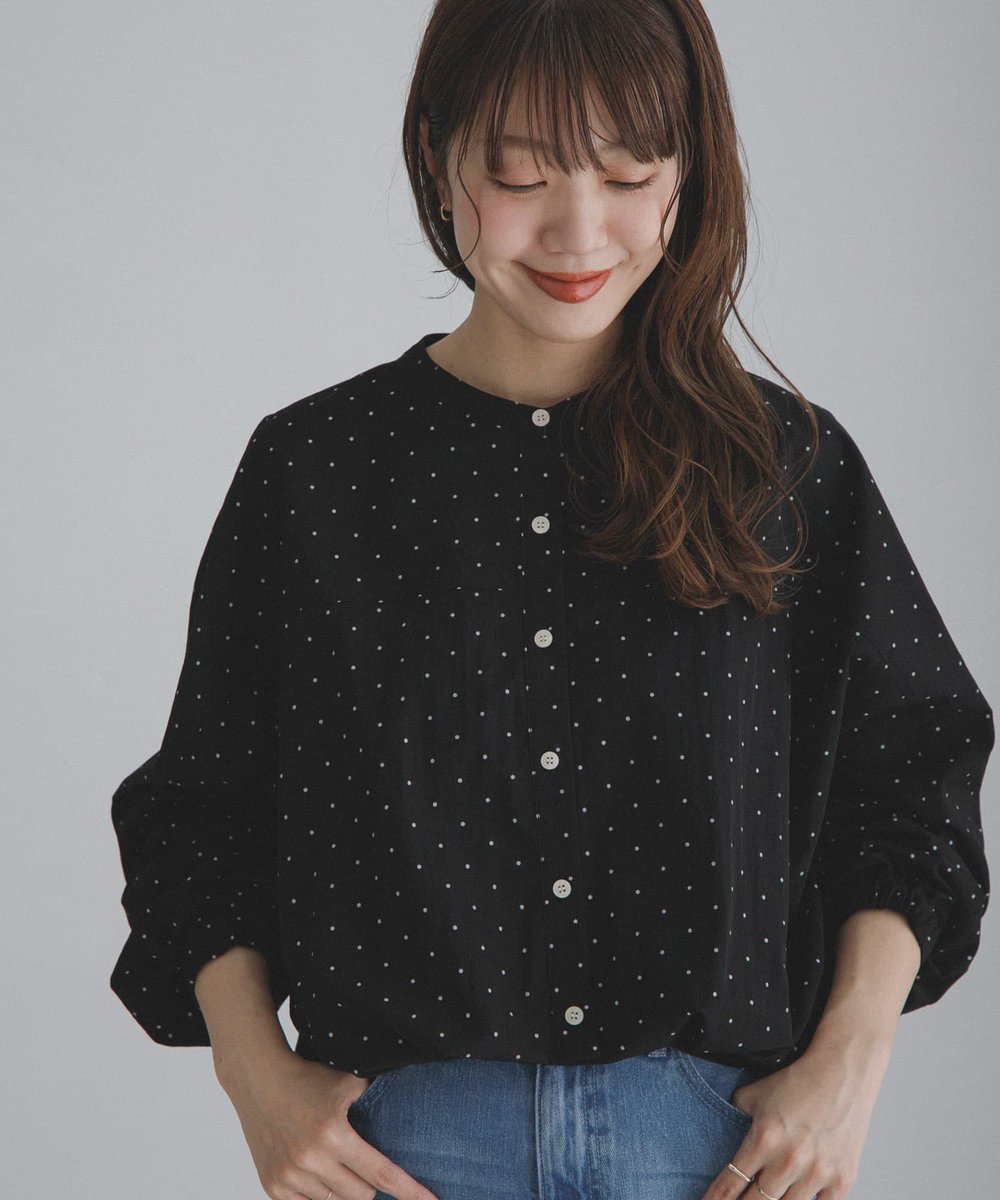 新品タグ付き　WEB限定フロントタックバンドカラーシャツ　サニーレーベル NEW ARRIVAL】 『WEB限定』フロントタックバンドカラーシャツ 🏷Sonny