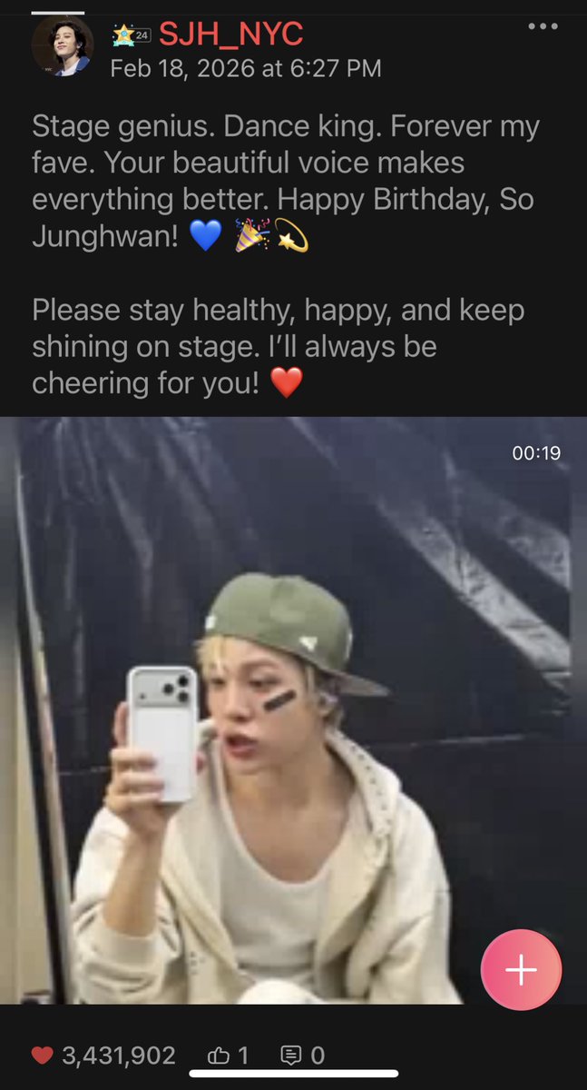 Stage genius. Dance king. Forever my fave. Your beautiful voice makes everything better. 
Happy Birthday, So Junghwan!

Please stay healthy, happy, and keep shining on stage. I'll always be cheering for you!❤️ 

21ST HWANDERLAND 
#TwentyHWANderfulDay