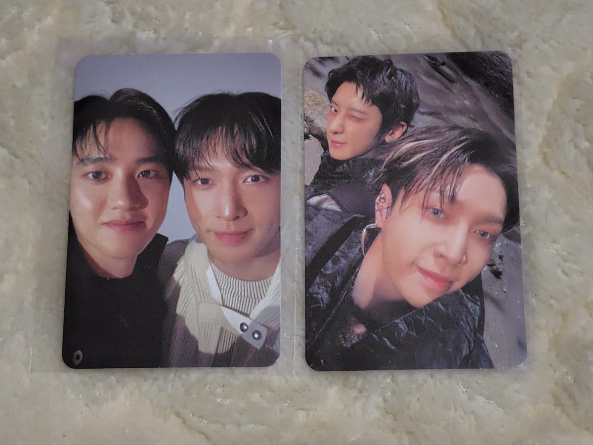 sss_mksm's tweet photo. EXO REVERXE  ユニット トレカ  交換

譲　ギョンス レイ ／ チャニョル レイ
求　カイ ギョンス

※初期折れ跡あり

郵送での交換希望です。
お気軽にリプ、DMお待ちしております！ https://t.co/TZK5GqUikb