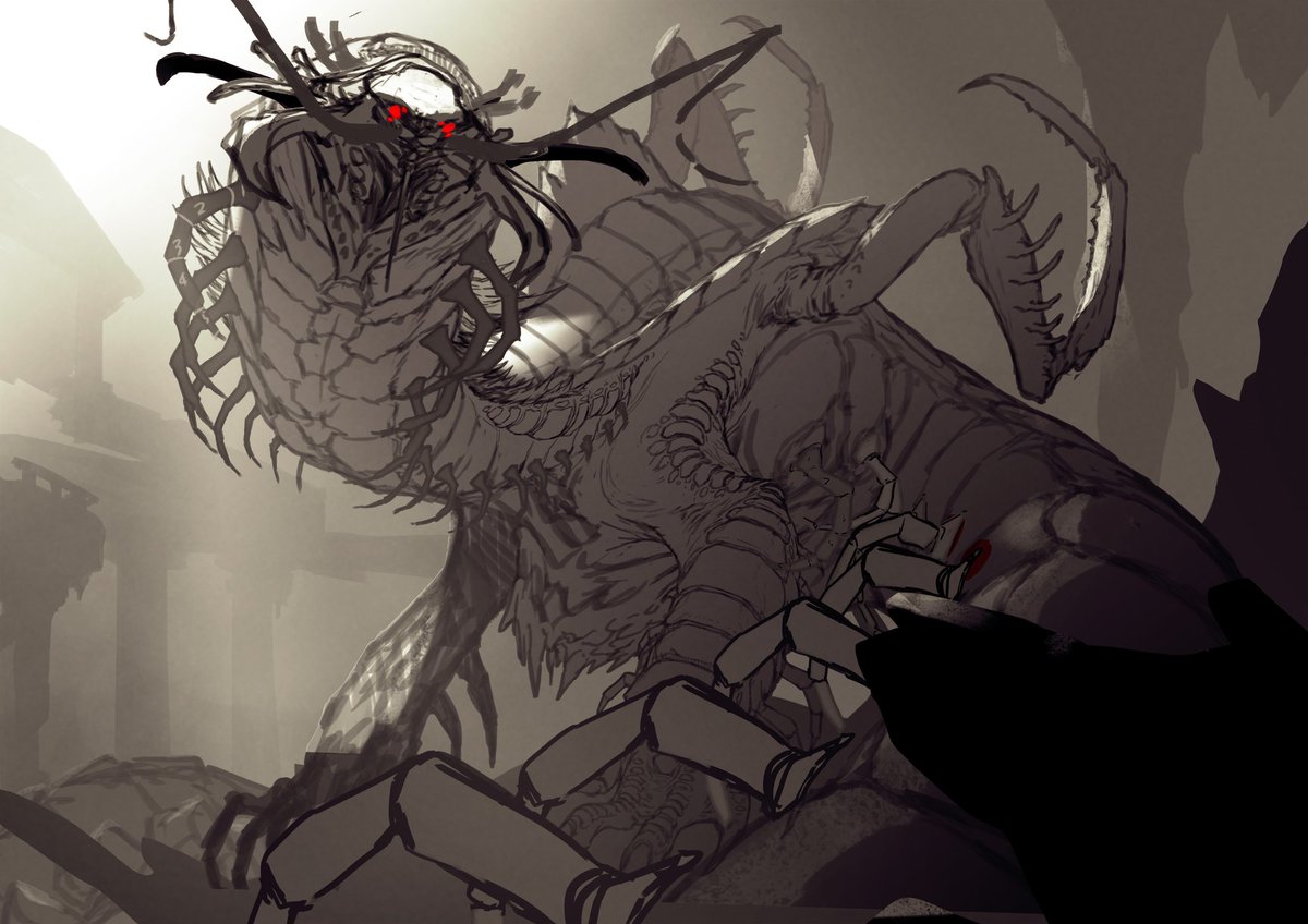 #やじるのえ
#経過
構図はこれでいきます。