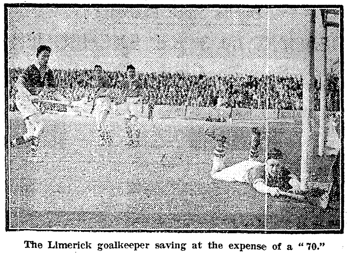 Collopy Limerick Limerick goalkeeper Paddy Collopy makes a save against Tipperary during ...