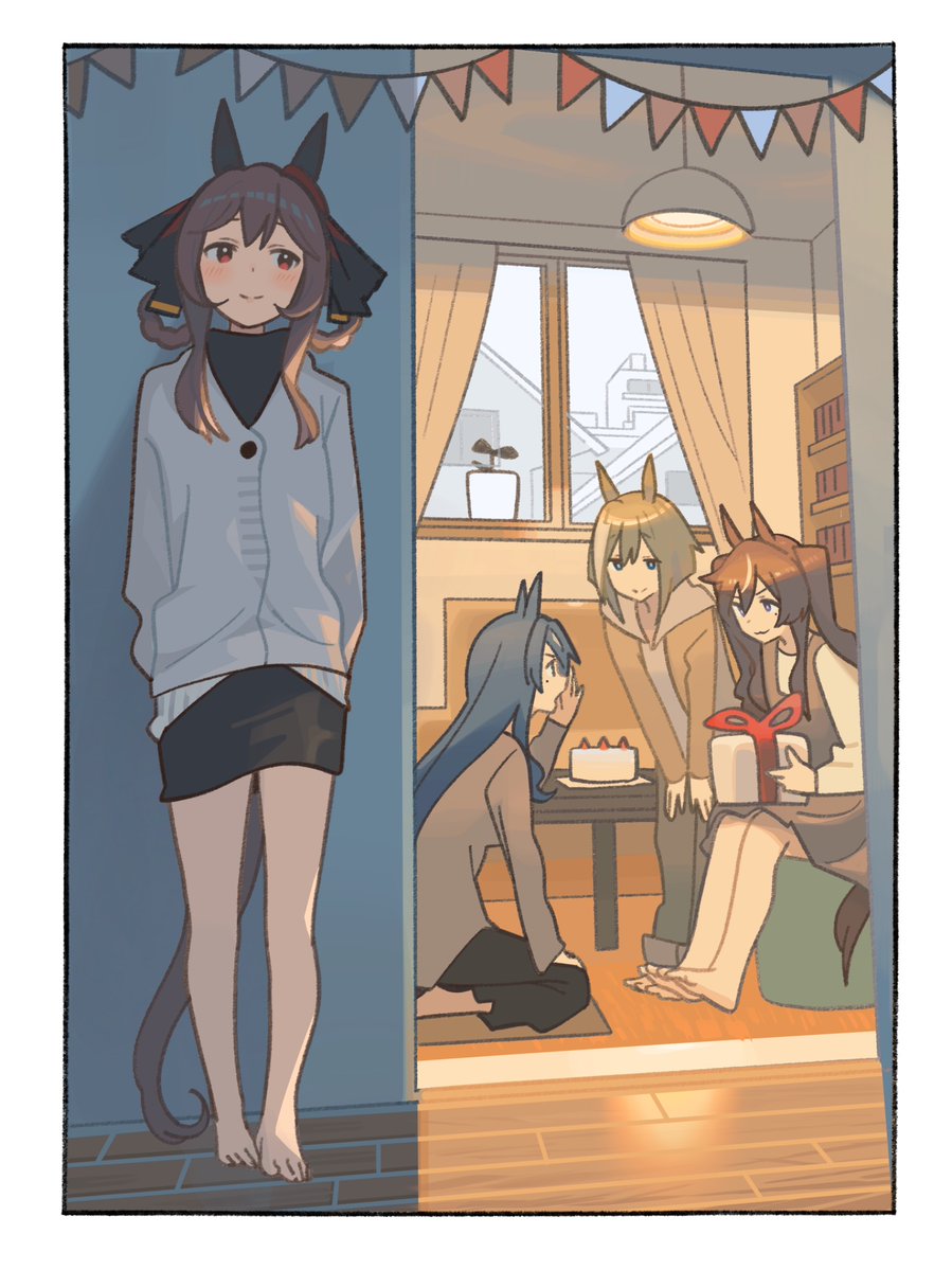 ashinowoto's tweet image. 偉い人A
「今年の誕生日パーティはホテル最上階にて五つ星の料理を用意しております」

ジェンティルドンナ
「キャンセルなさい」

偉い人B
「若手実業家を集めクルーザーで太陽が沈む瞬間を皆でお祝いする催しを…」

ジェンティルドンナ
「キャンセル」

#ジェンティルドンナ生誕祭2026
#umamusume