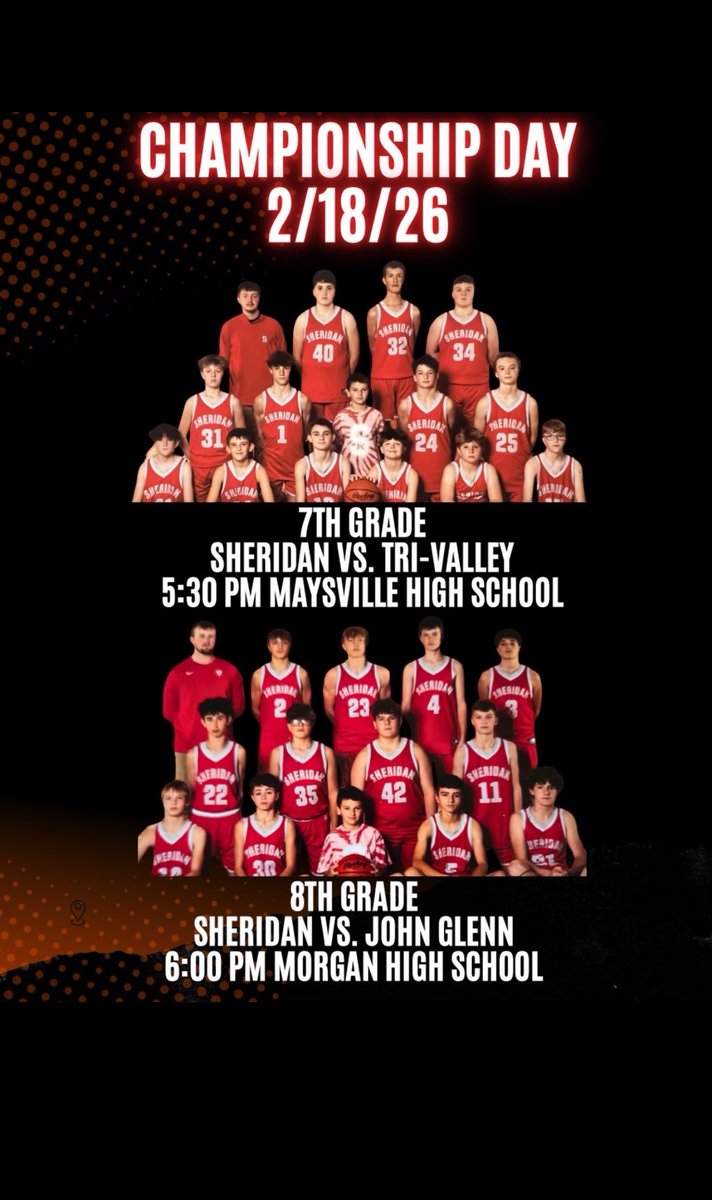 sms_boys98931's tweet photo. General National the Junior High boys need your support today as both teams play in the championship games!!! https://t.co/yAMYxgKEh3