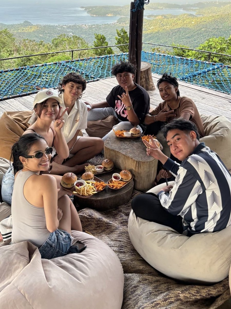 atty_jso's tweet image. kira, josh, and xyriel hanging out during their rest day 🥹