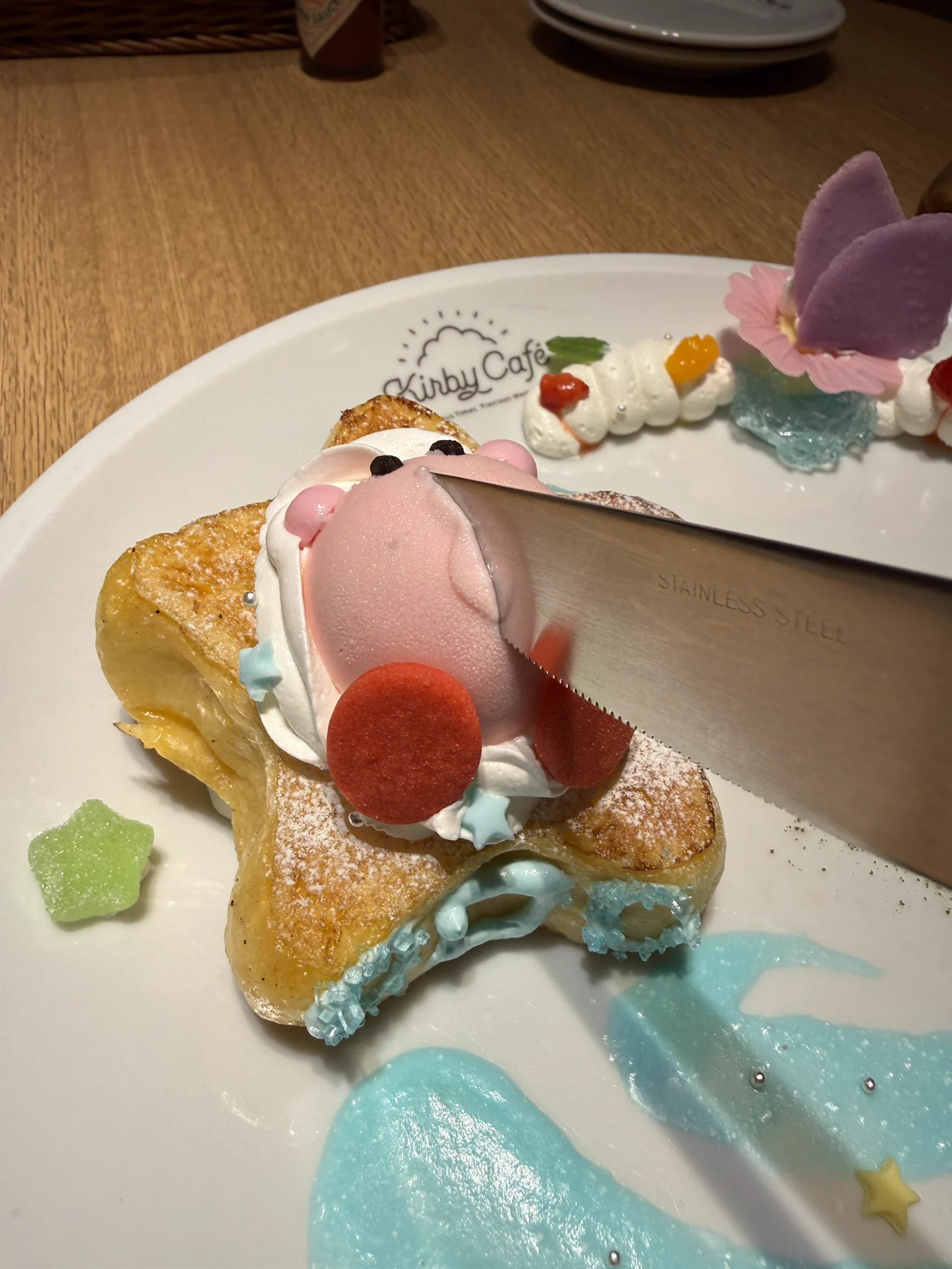 【最終出品】727　グレイスキィ　クリームEX Sakurai Slices Kirby Dessert with Dramatic 'KyaAAAA!' Scream
