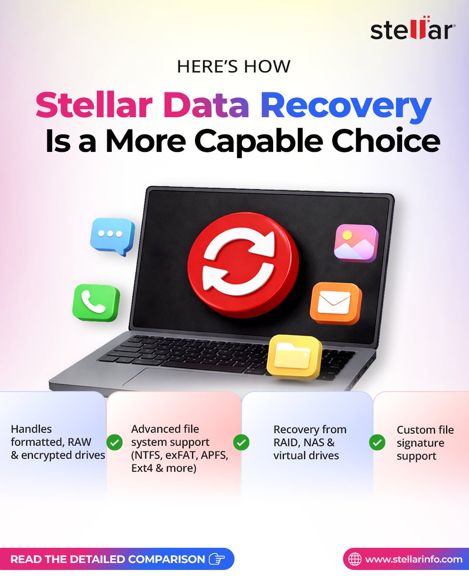 Stellar Data Recovery tweet media