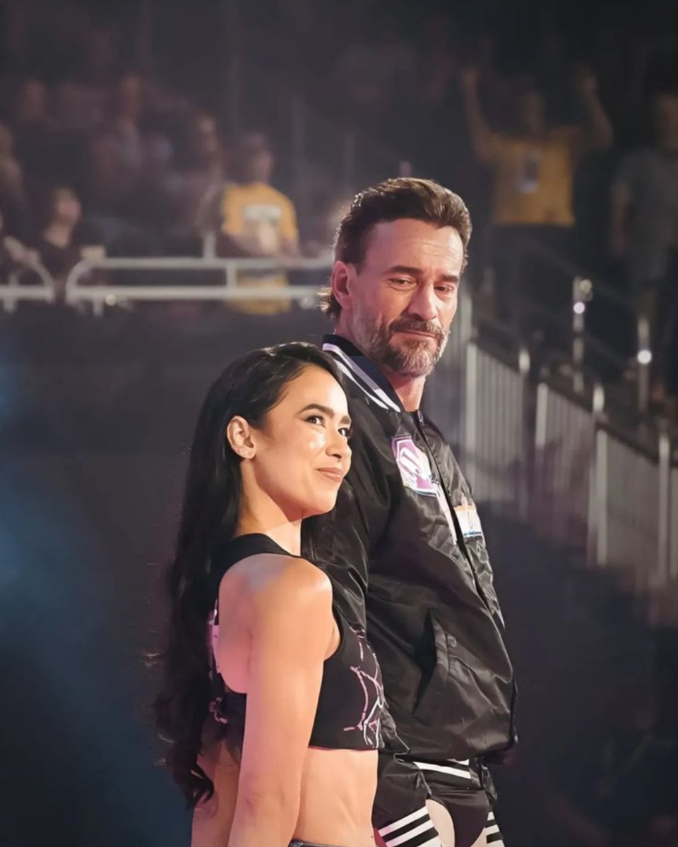 Good Morning to the Power Couple 🫶
<a href="/CMPunk/">player/coach</a> 
<a href="/TheAJMendez/">AJ Mendez</a>