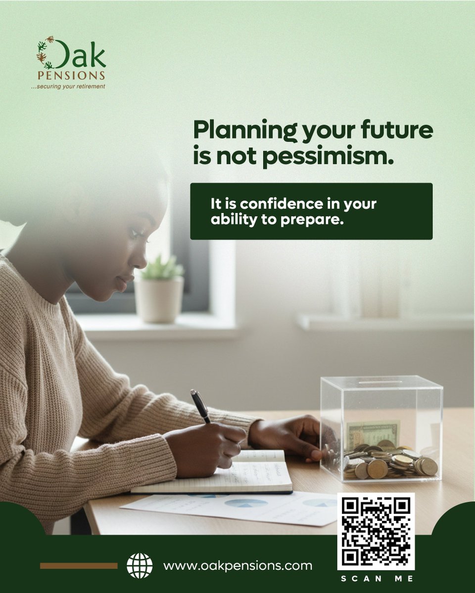 oakpensionsltd's tweet photo. Planning your future is not about fear or worry.
It is a quiet confidence in your ability to prepare, take control, and create the life you want long before it arrives.
#OakPensions #createyourfuture #retirementgoals #retirementsavings #planyourfuture #futureready #futuregoals https://t.co/mIAOVq4GMe