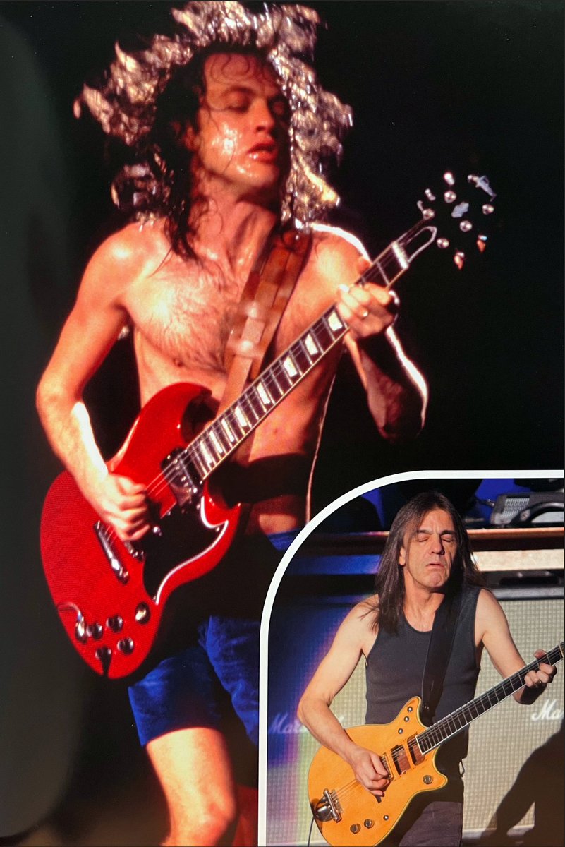 AC_DC_Twivia's tweet image. #ACDC Trivia Question #5,823: In Pete Brown's Ultimate Heavy Metal Guitars book, Angus &amp;amp; Malcolm Young are featured playing which of their two favorite axes? @acdc @MotorbooksQPG #guitars #GuitarHero