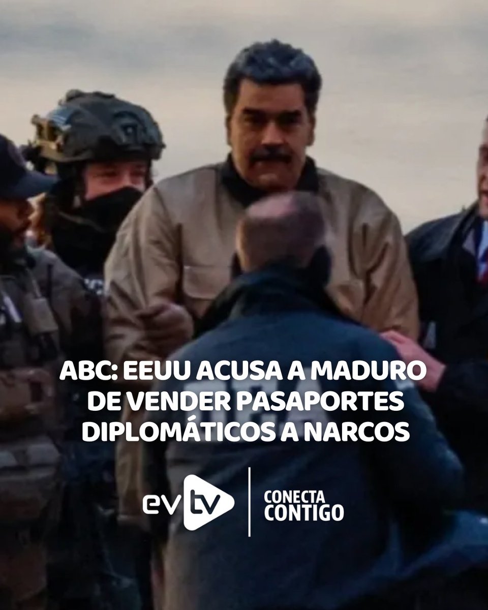🚨 Fiscal de EEUU: Maduro vendió pasaportes diplomáticos a narcos mexicanos

🇺🇸 La Fiscalía del Distrito Sur de Nueva York reveló que el dictador derrocado, Nicolás Maduro, vendió pasaportes diplomáticos a narcotraficantes mexicanos para facilitar el movimiento de dinero y
