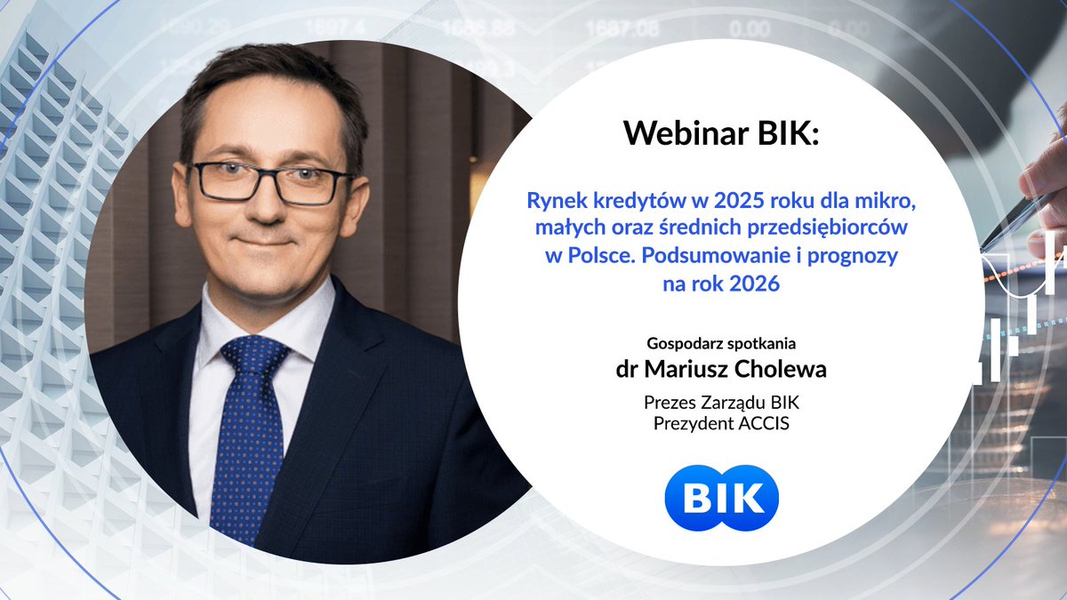 grupabik's tweet photo. 🆕Podsumowaliśmy 2025 r. na rynku kredytów dla firm:
✅Wzrost finansowania mikrofirm oraz MŚP z ok. 220 mld zł w 2024 r. do 238,5 mld zł w 2025 r.
✅Optymistyczne perspektywy na rok 2026.
👇Polecamy szczegółowe informacje i analizy 👇https://t.co/LM0xZgsl7i https://t.co/1Su6Mkbn4n