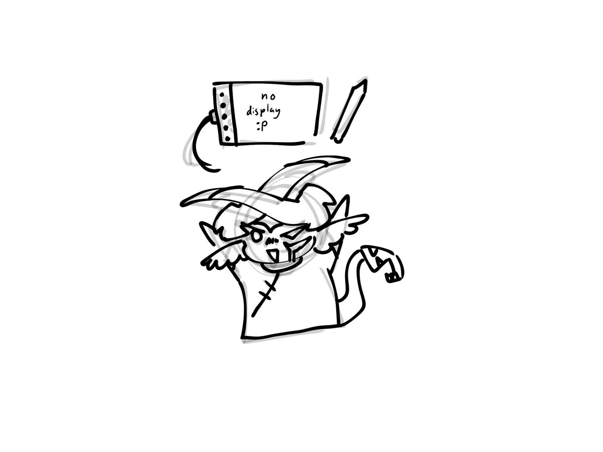 Finally got a drawing tablet

Less drawing on phone with finger