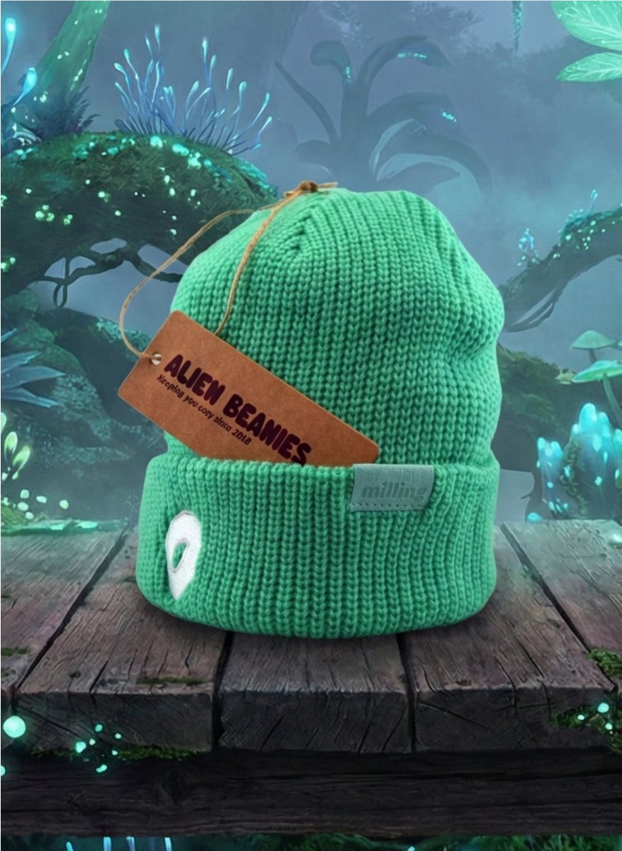 AlienMilling's tweet photo. Limited Release: Spring 2026 Alien Beanies 🌻 - https://t.co/3p60iNlcHY https://t.co/RmHYWBke29