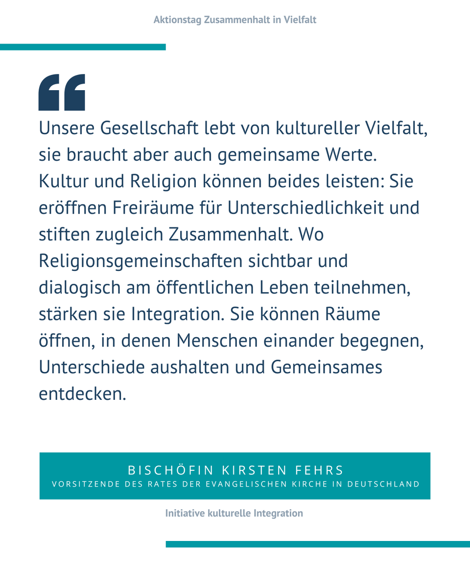 Initiative kulturelle Integration tweet media