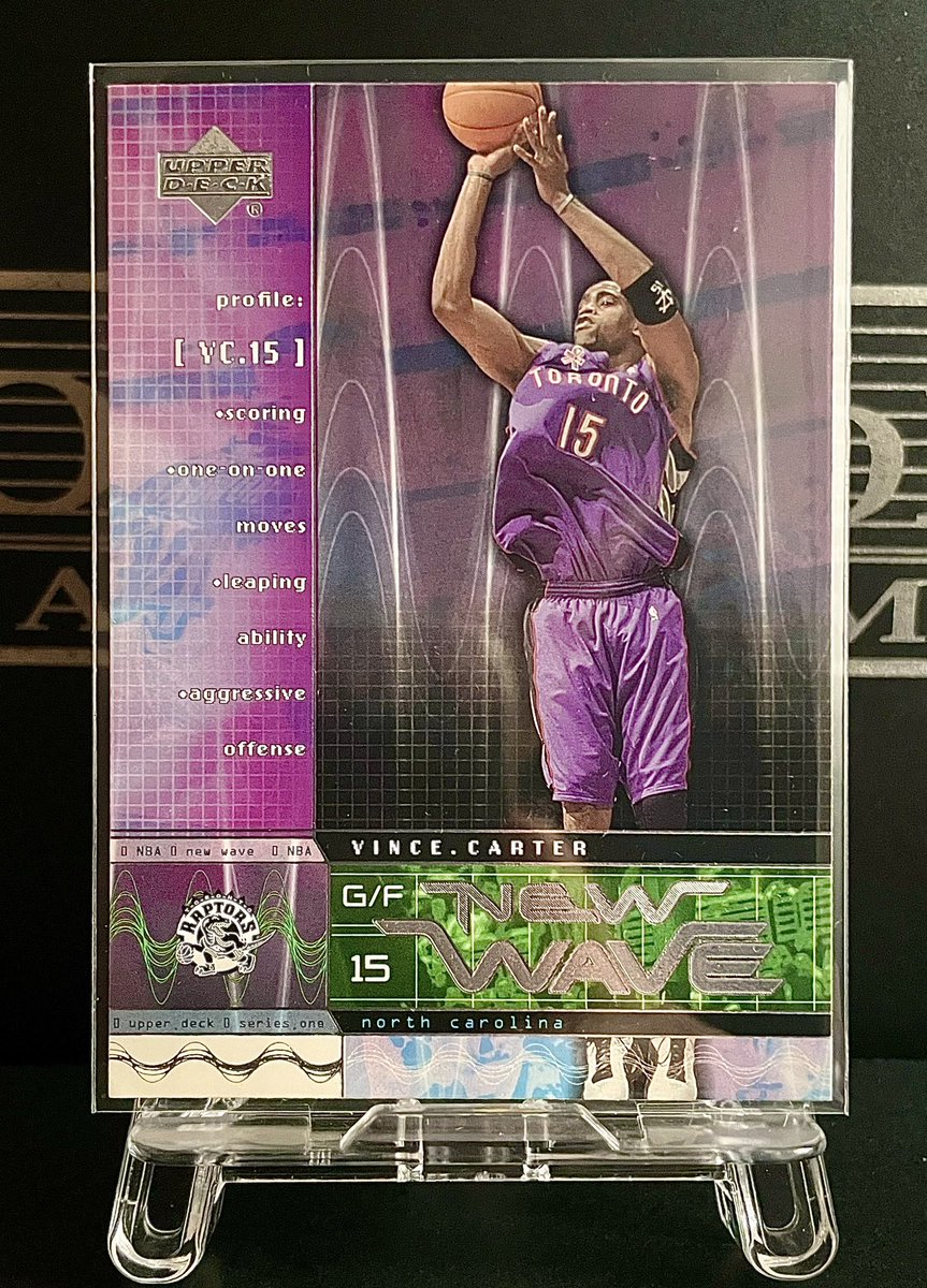 🏀2001-02 Upper Deck “NEW WAVE” Vince Carter🏀 “新世代の波”を