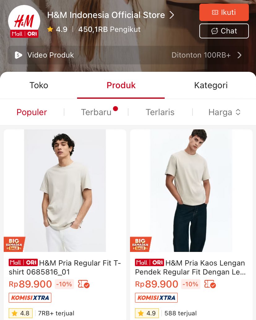 natshels's tweet photo. BARU TAU APA GIMANA.. 

"Brand Fashion Terkenal" yang biasanya ada dekat Mall-Mall. Ternyata, sekarang udah ada di-Shopee 😭 

Takut banget, nanti Kalap gara-gara Diskon &amp; Vouchernya.. sampe 50% 😭 https://t.co/1Iq8ejnXAC