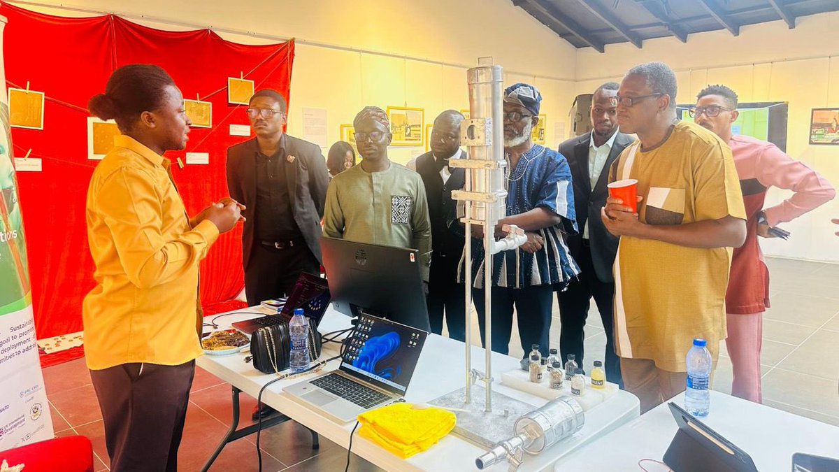 GAECGH's tweet photo. The Director General of the Ghana Atomic Energy Commission, Prof. Samuel Boakye Dampare, joined his team at a cocktail dinner and exhibition hosted by the French Embassy in Ghana to mark one year of the AI4SD initiative at Alliance Française Accra.
#AI4SD #GAEC #Innovation https://t.co/5Ye199Pvjn