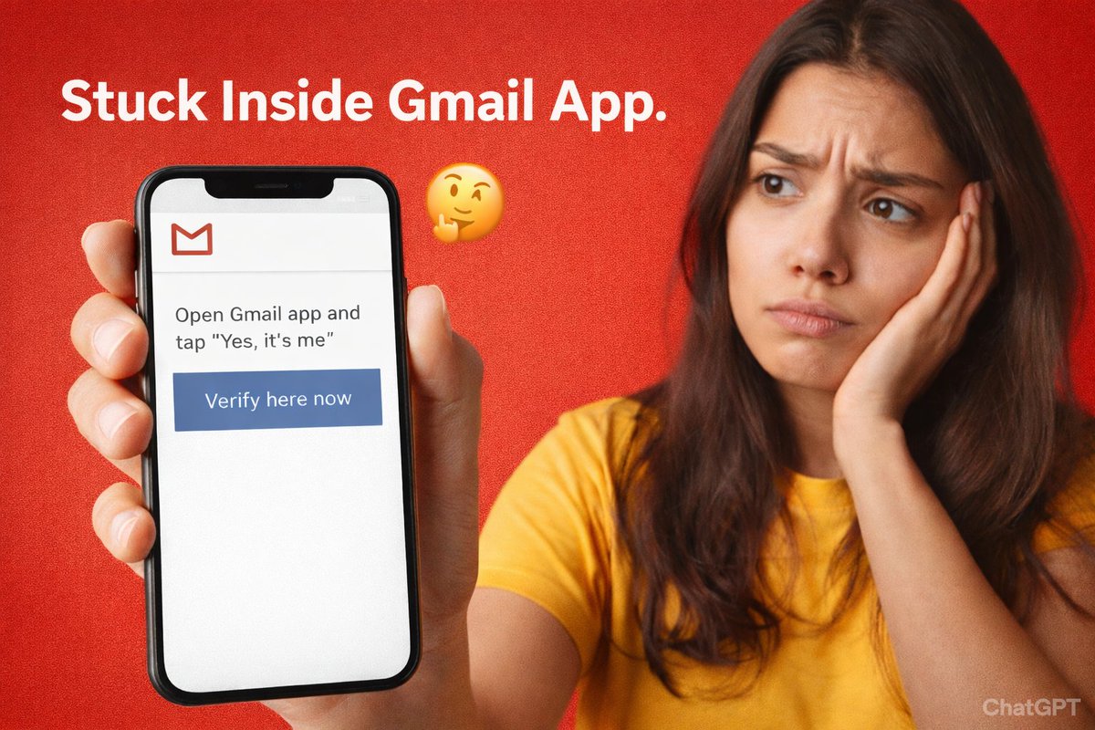 dhruvashastri12's tweet image. 1/ I was stuck inside @gmail 

Not because of password.

But because of infinite UX loop.

#UX #DesignThinking #BadUX #Google 

🧵👇