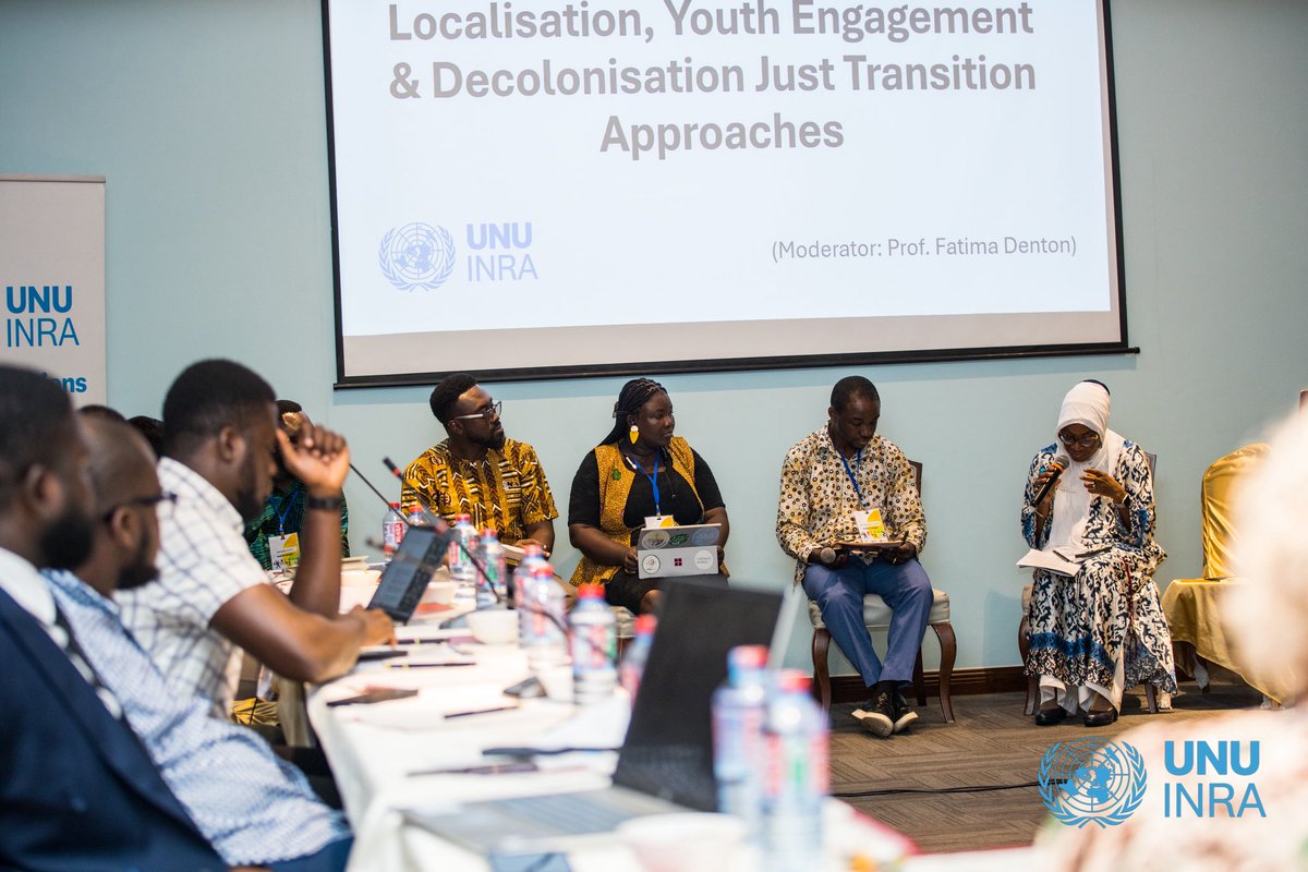 UNUINRA's tweet image. Justice in the energy transition goes beyond fairness. It requires redistributing risks opportunities and decision‑making power across generations, genders, social classes and  geographies.

#Daretoshare  #inclusivity  #ClimateActionNow #GlobalSouth