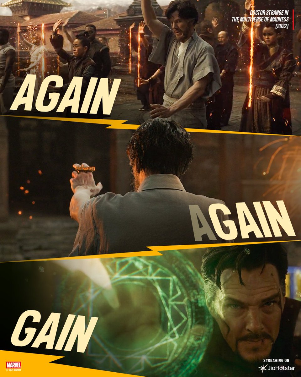 The only way to gain is to do it again! 🔁