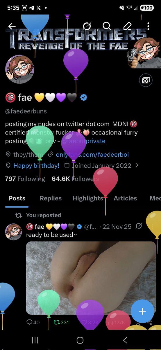 🔞 fae 💛🤍💜🖤 tweet media